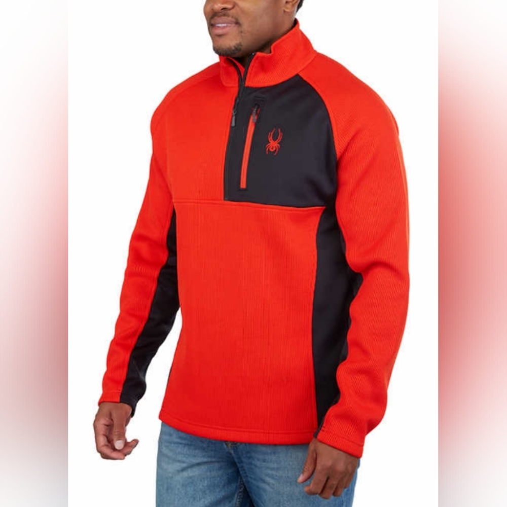 Spyder Men’s Gait Half Zip Jacket XL New